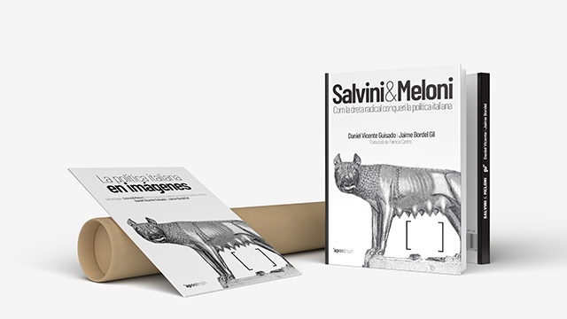 5 exemplars de Salvini & Meloni + pòster + postals