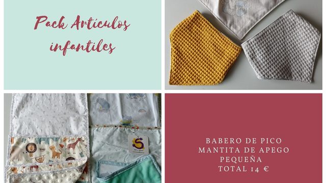 Pack articles infantils