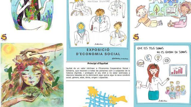Exposició d'economia social i solidària