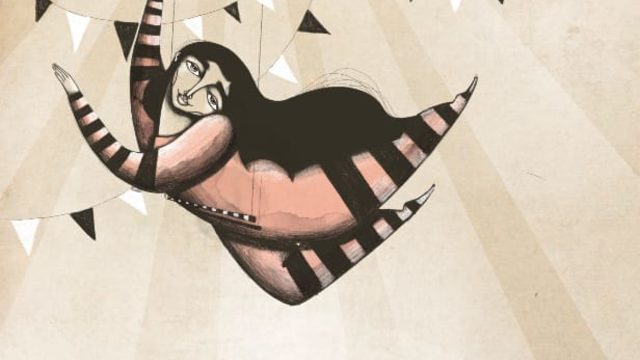 طباعة A4 "The Trapeze Artist" بواسطة Iris Serrano