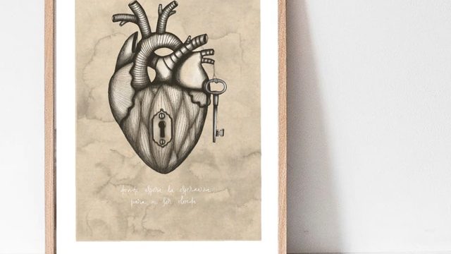 طباعة A3 "The Heart" بواسطة Iris Serrano