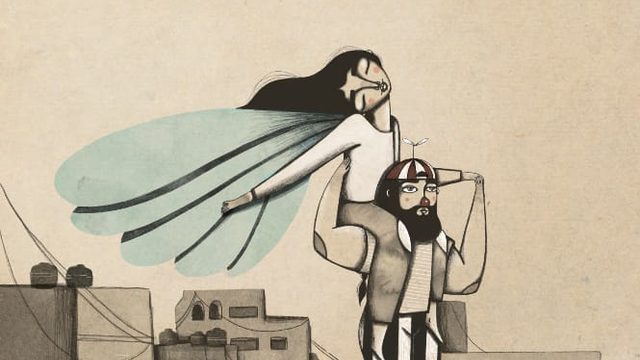 طباعة A3 "Flying Girl" بواسطة Iris Serrano