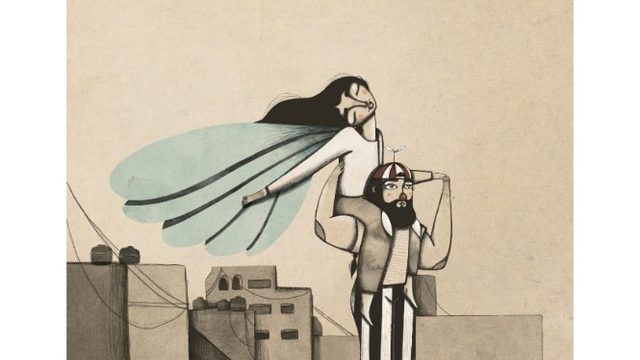 ملصق فتاة تحلق على شكل A3 من إيريس سيرانو