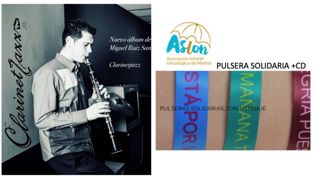 CD-USB of Clarinetjazz. Complete album + ASION solidarity bracelet