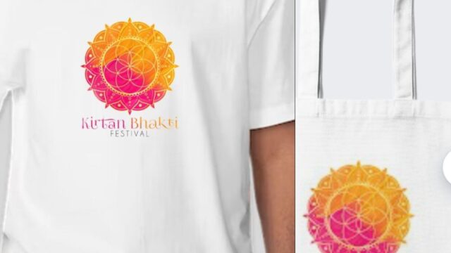 Kirtan Bhakti Festival 2024 T-shirt and Bag