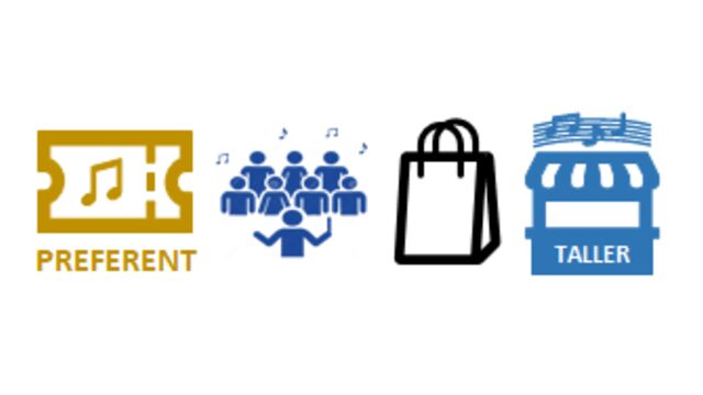 Entrada Preferent Concert + Assaig General + Bossa Ginesta + Taller de Cant 