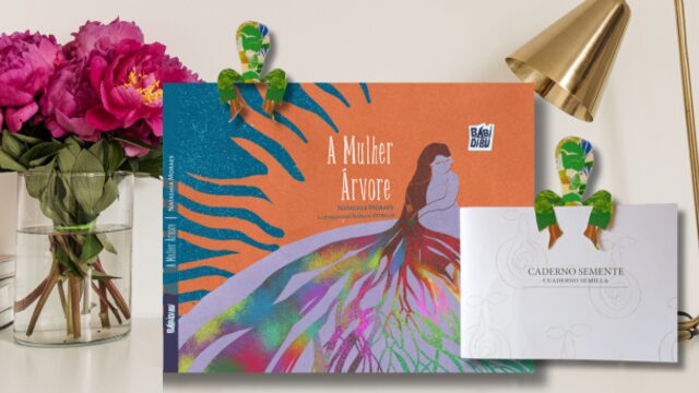 Livro A Mulher Árvore + Marca-página original + Caderno Semente