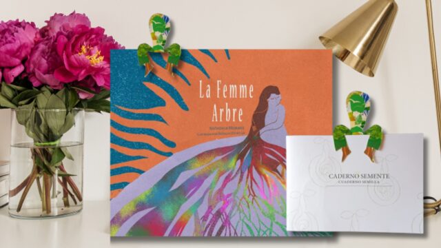 Livre La Femme Arbre + marque-page originel + Carnet Graine