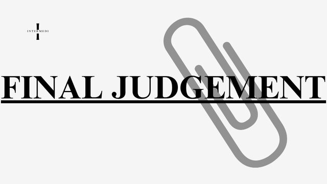 Final Judgement (for companies)