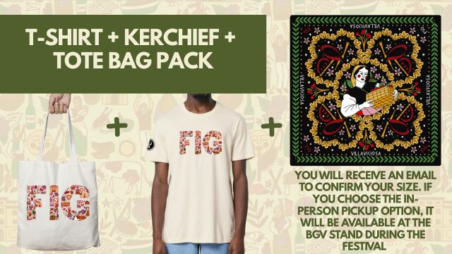 PACK T-Shirt + Kerchief + Tote Exclusive to XVIII Edition F.I.G.