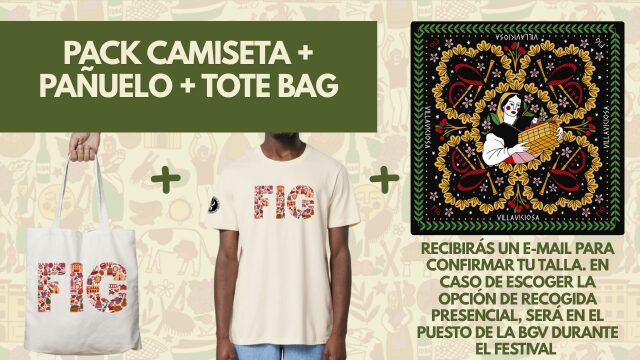 PACK Camiseta + Pañuelo + Tote Exclusivo Edición XVIII FIG