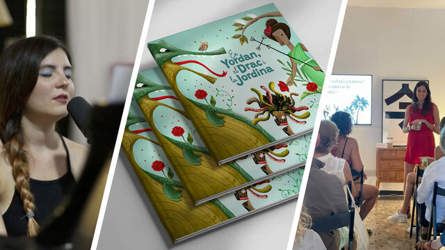 Presentación del libro personalizada + pequeño concierto con Mercè De La Fuente + 3 libros