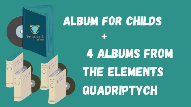 Album for childs + Elements Quadriptych (4 Book-Albums)