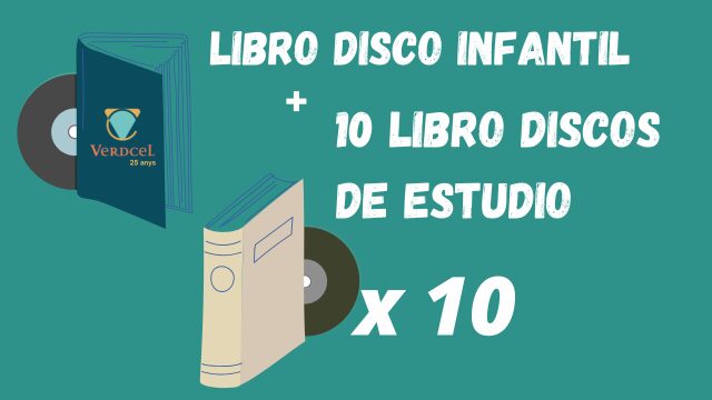 Libro Disco Infantil + 10 Libro-Discos de Estudio