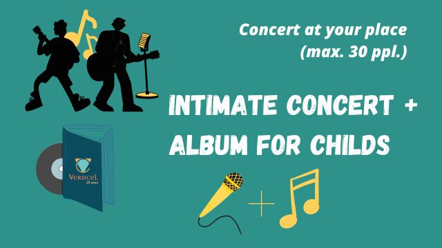  Album for childs + 🎤🎸 Intimate concert (30 people)