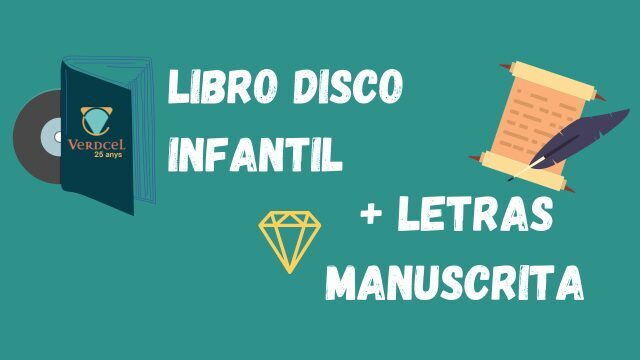 💎 Libro Disco Infantil + Manuscritas
