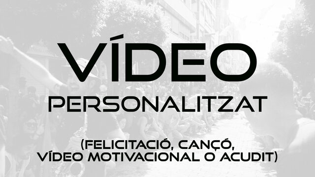 Vídeo Personalitzat