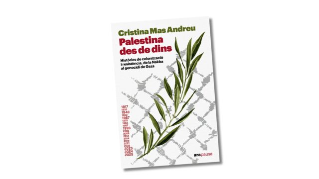 Libro Palestina des de dins, de Cristina Mas (edición en catalán)