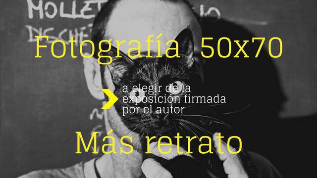 Fotografía 50x70 más retrato