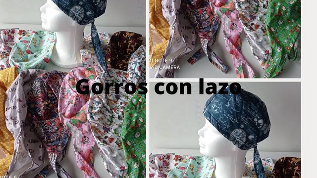 Gorro con lazo