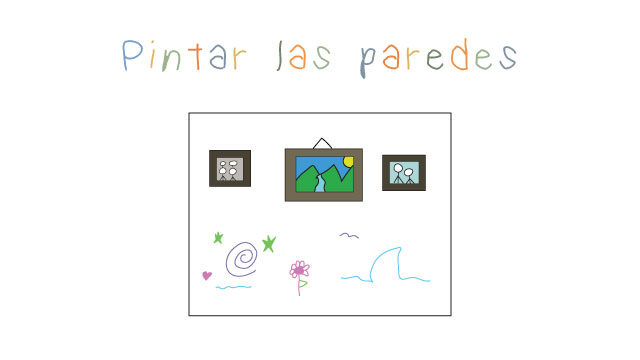 'Pintar las paredes'