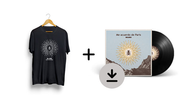 Camiseta de Belirio + descarga digital del single