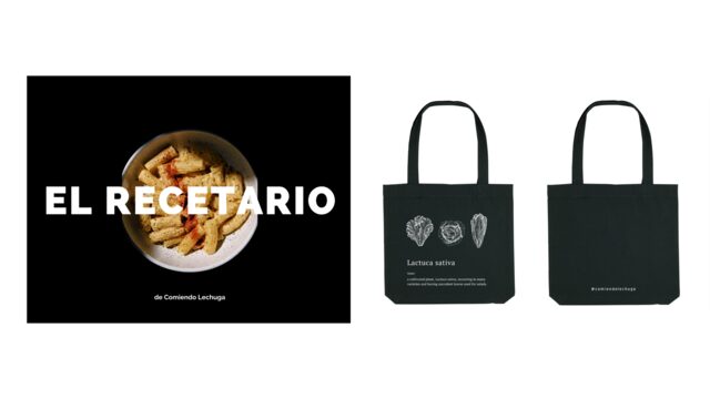 EL RECETARIO DE COMIENDO LECHUGA + BOLSA DE TELA