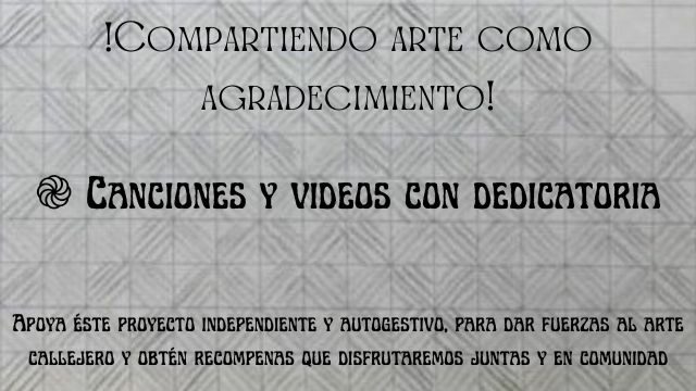 Canciones, Posts y Clips con dedicatoria