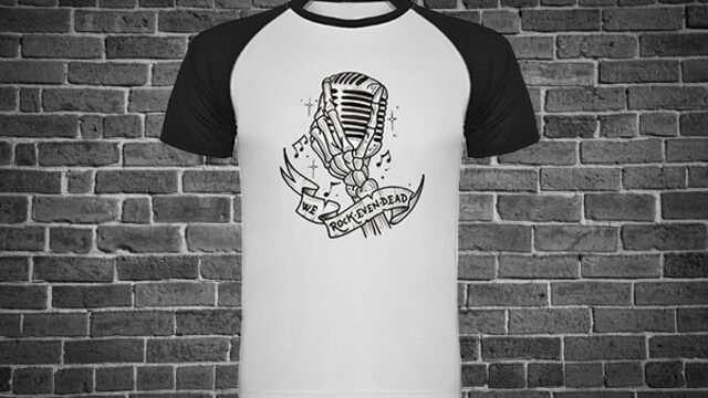 Camiseta We Rock Even Dead