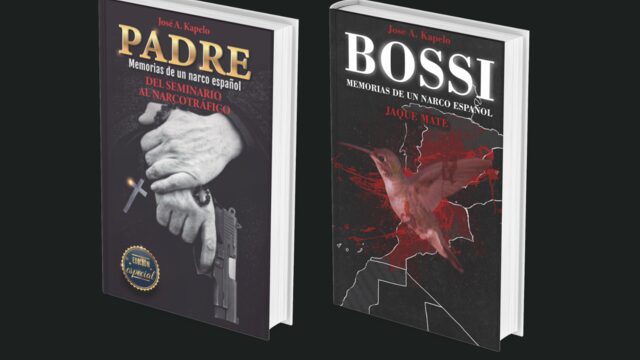 Entrada para la presentación de Bossi y ejemplares dedicados