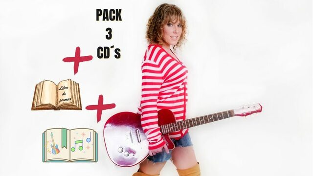 PACK 3 CDs + LIBRO DE POEMAS + ACORDES