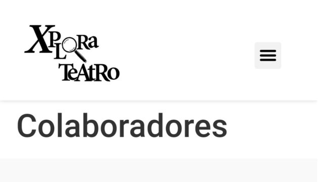 Agradecimiento en web y en tríptico de la obra