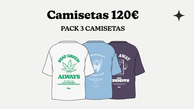 Pack 3 camisetas