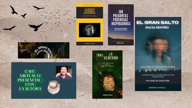 LIBRO IMPRESO EL GRAN SALTO + 2EBOOKS POTENCIADORES + POEMARIO DIGITAL + CITA CON LA AUTORA. 