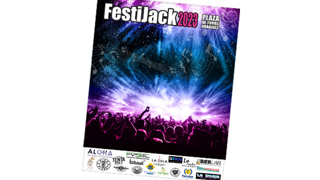 Cartel festival firmado por los artistas