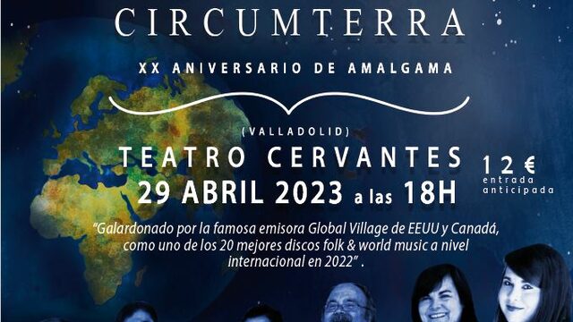 Entrada al concierto XX Aniversario de Amalgama Folk  (Valladolid)