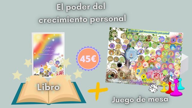  Pack  Ideal : Libro + Juego de mesa El poder del crecimiento personal.