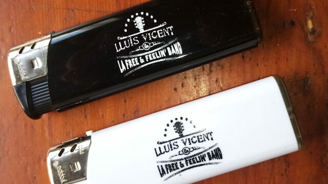 2 Encenedors blanc i negre serigrafiats