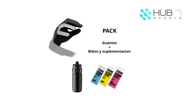 Guantes, bidón y suplementación