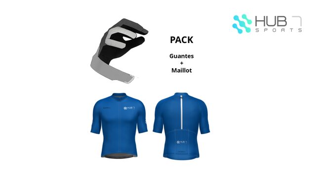 Guantes y maillot Hub7 Sports