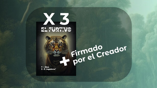 ¡Regalo de tres juegos de El Furtivo firmados por el creador!