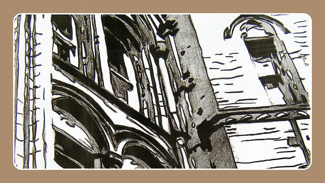 Litografía «Arquitectura 1»