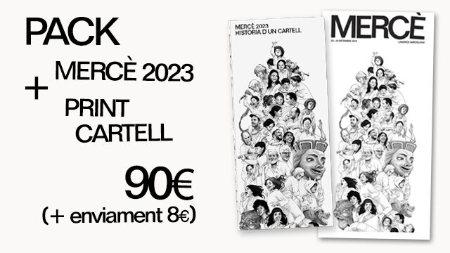 Pack Llibre Mercè + Cartell (30x90)
