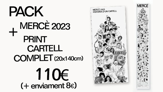 Pack Llibre Mercè + Cartell complet (20 x 140)