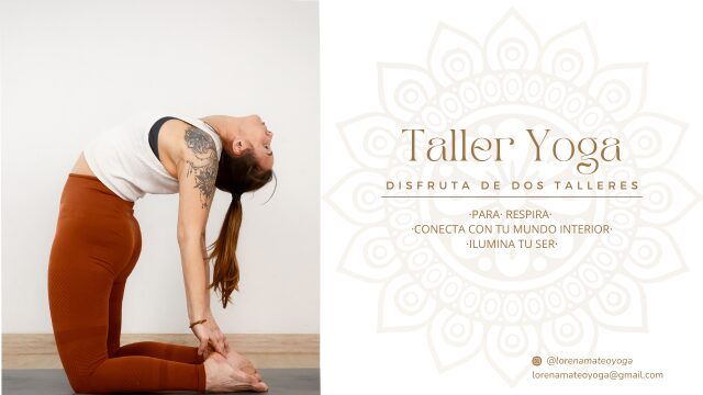 DISFRUTA DE DOS TALLERES