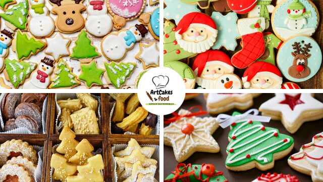 Caja Regalo de Galletas Navideñas