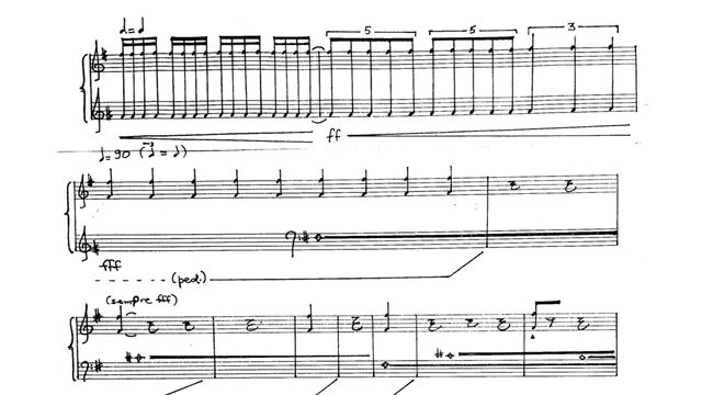 Composición para piano exclusiva