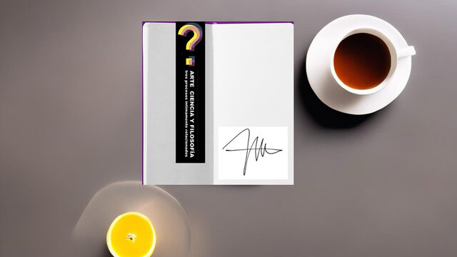 Libro firmado y dedicado, marcapáginas y postal