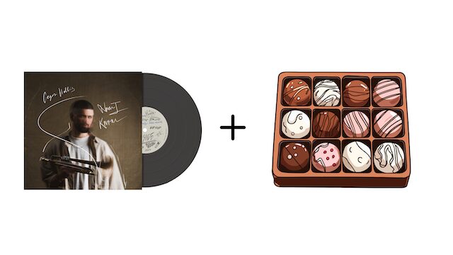 1 box of "Now I Know" chocolates + purchase of the "Now I Know" vinyl