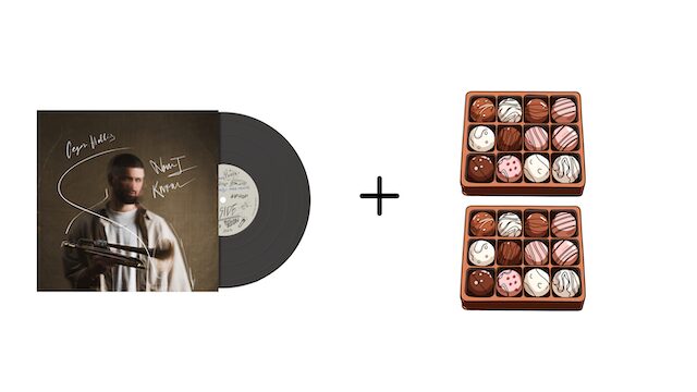 2 boxes of "Now I Know" chocolates + purchase of the "Now I Know" vinyl